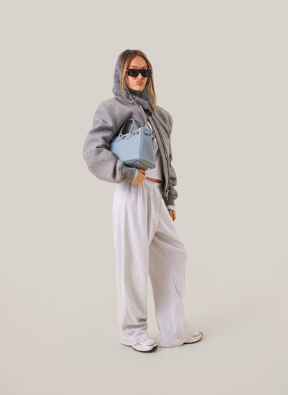 Grey Marl Pointelle Pyjamas