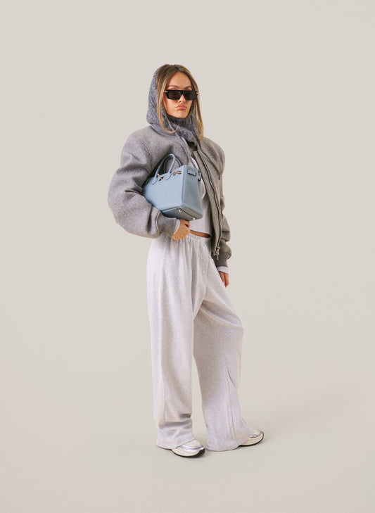 Grey Marl Pointelle Pyjamas