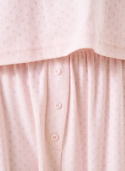 Pink Pointelle Pyjamas