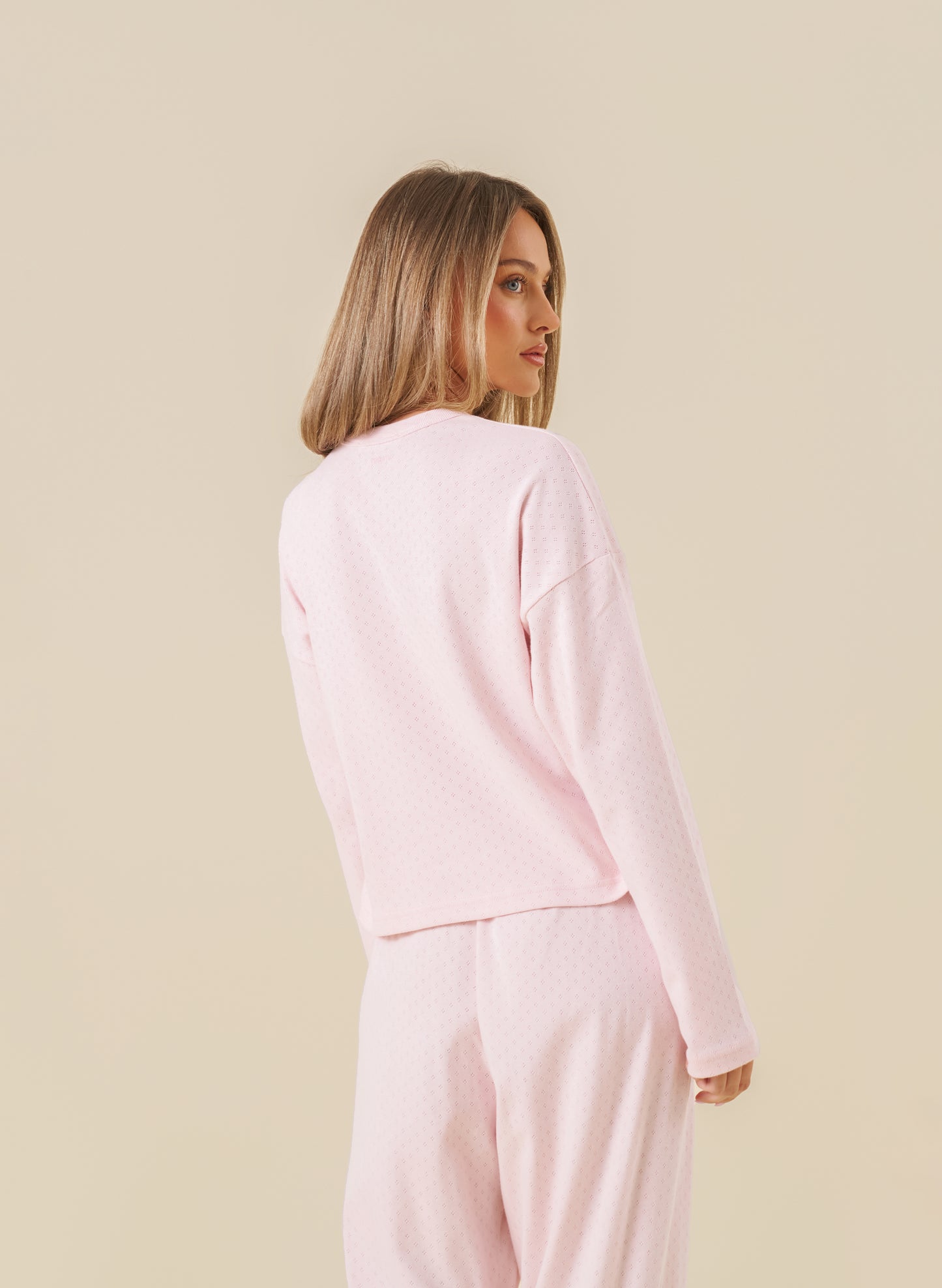 Pink Pointelle Pyjamas