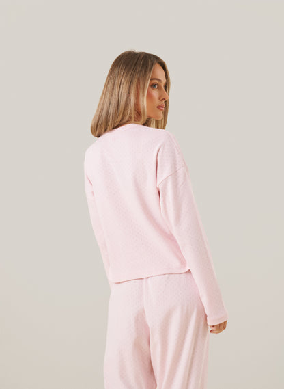 Pink Pointelle Pyjamas