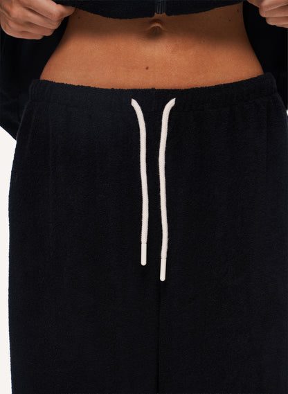 Terry Towelling Tracksuit - Black
