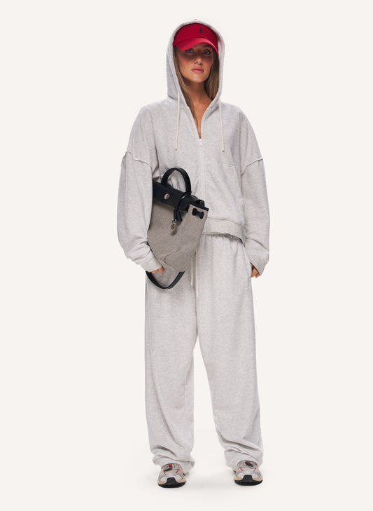 Towelling Tracksuit - Grey Marl