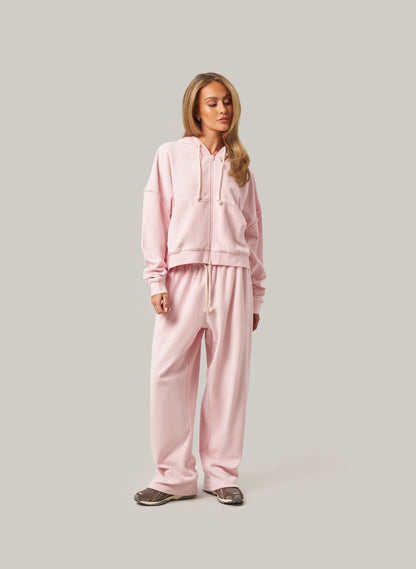 Towelling Tracksuit - Pink
