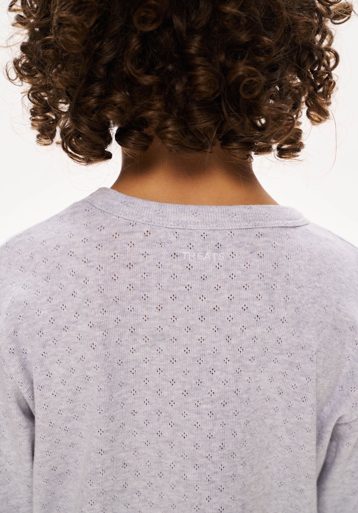 Kids Pointelle Pyjama - Grey