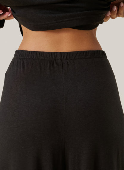 Knitted Slub Set - Black