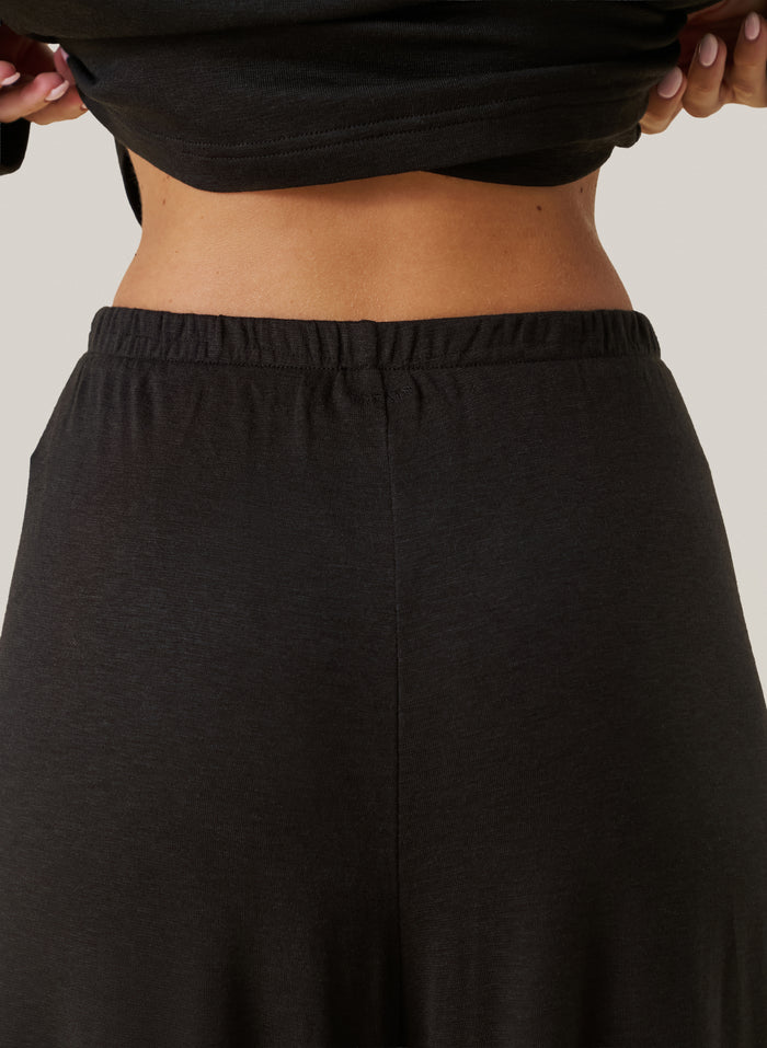 Knitted Slub Set - Black