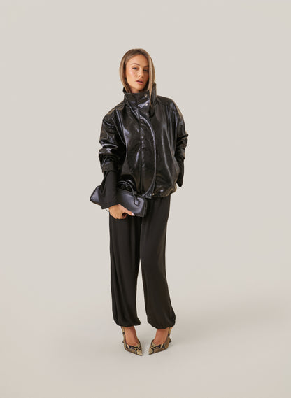 Knitted Slub Set - Black