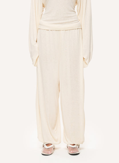 Knitted Slub Set - Cream