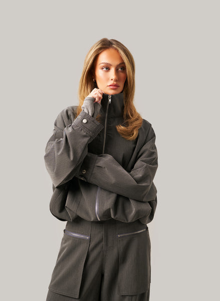 Utility Jacket - Grey – Treats Studios