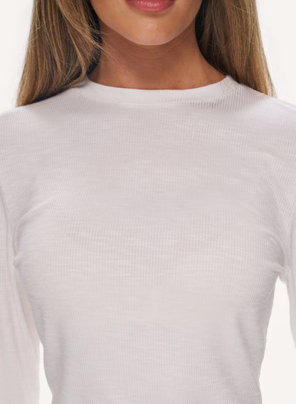 Sculpted Ribbed Set - Off White
