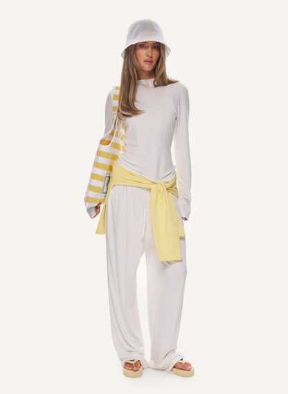 Sculpted Ribbed Set - Off White