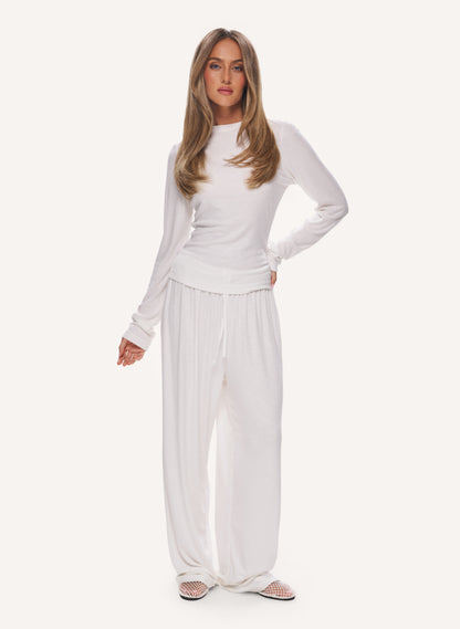 Sculpted Ribbed Set - Off White