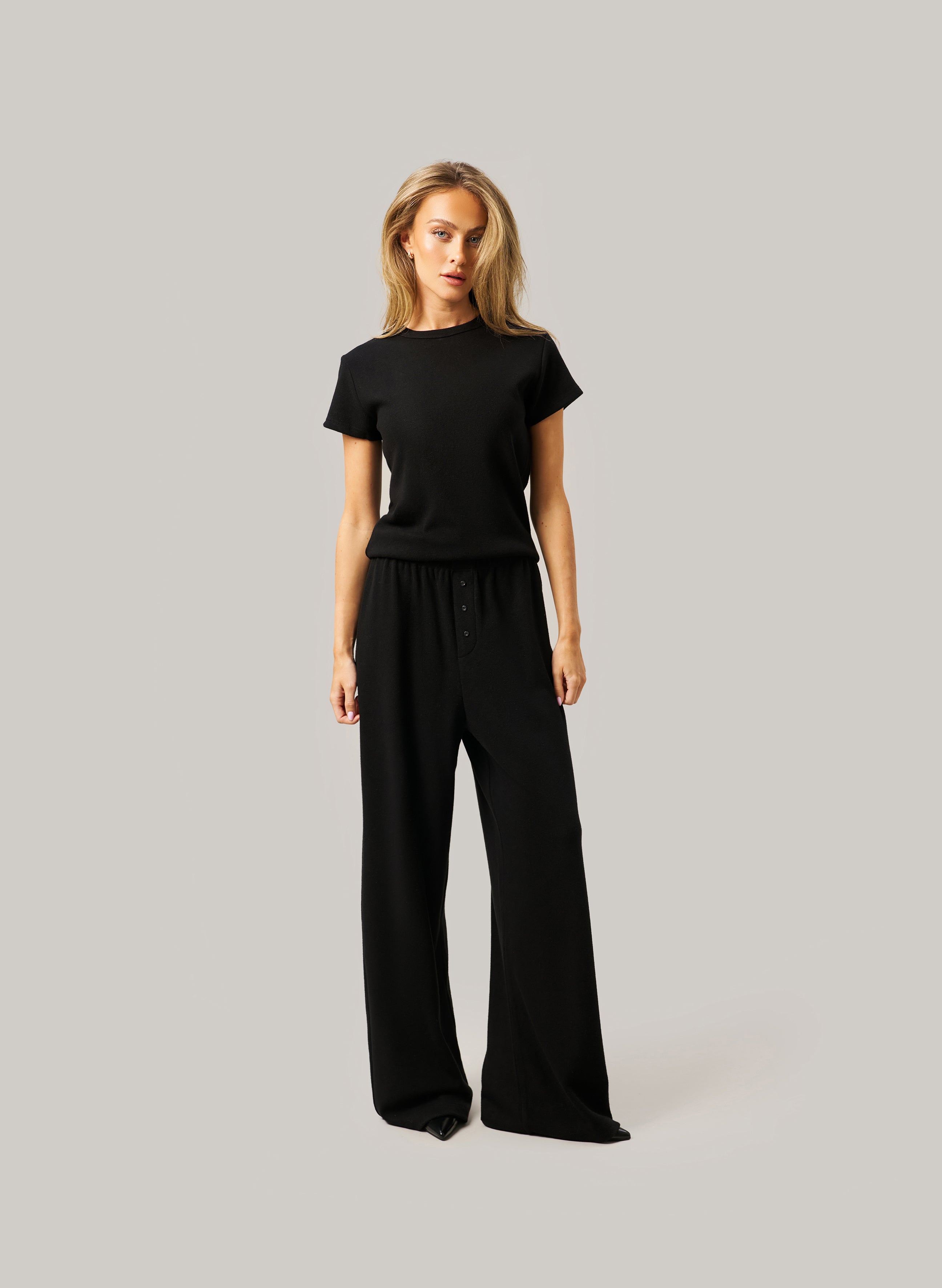 Cosy Knit Set - Black – Treats Studios