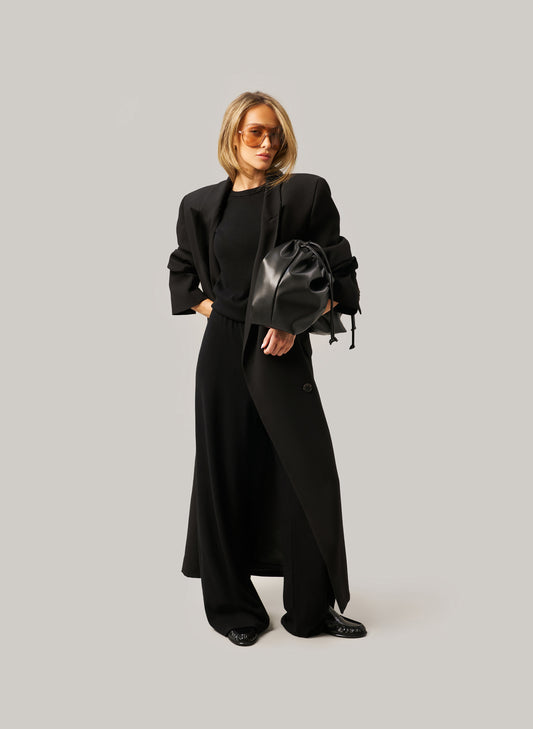 Cosy Knit Set - Black