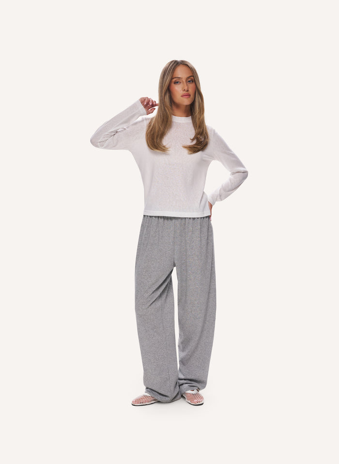 3 Piece Layered Slub Set - Grey