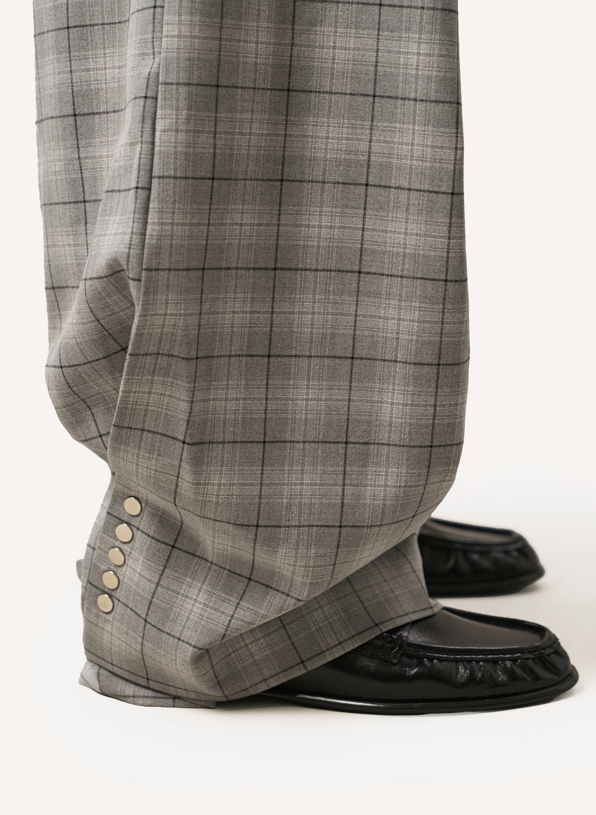 On The Go Pant - Grey Check