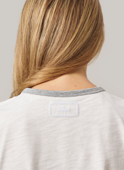 Daily Tee - White/Grey