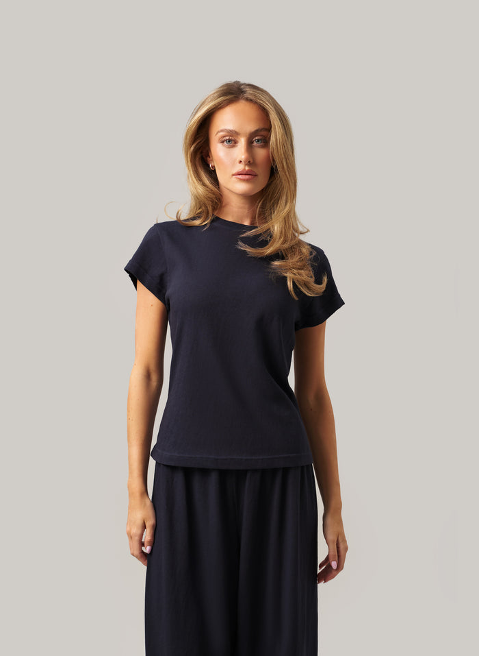 Sloane Slub Set - Navy