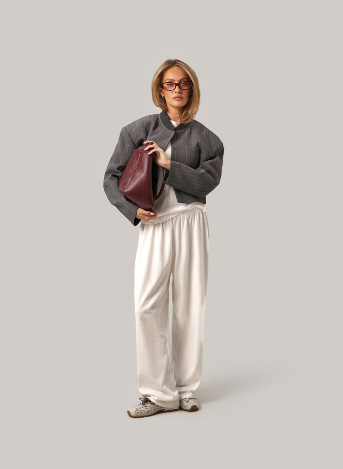 Sloane Slub Set - White