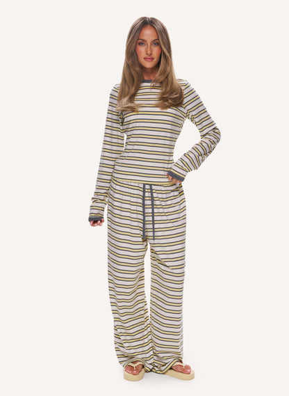 Sport Stripe Set - Yellow/Grey
