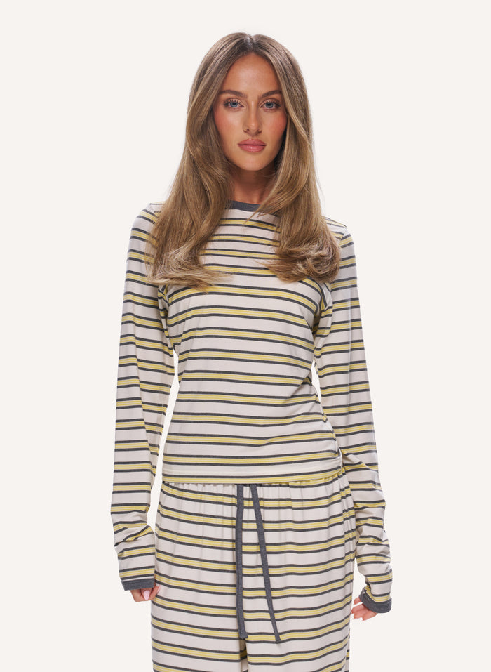 Sport Stripe Set - Yellow/Grey