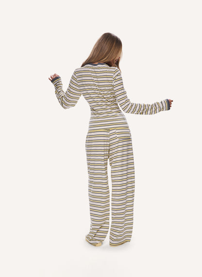 Sport Stripe Set - Yellow/Grey
