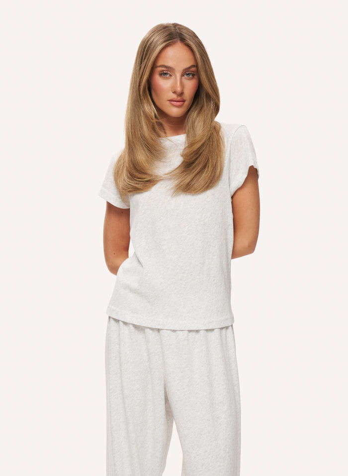 Sloane Slub Set - Grey Marl