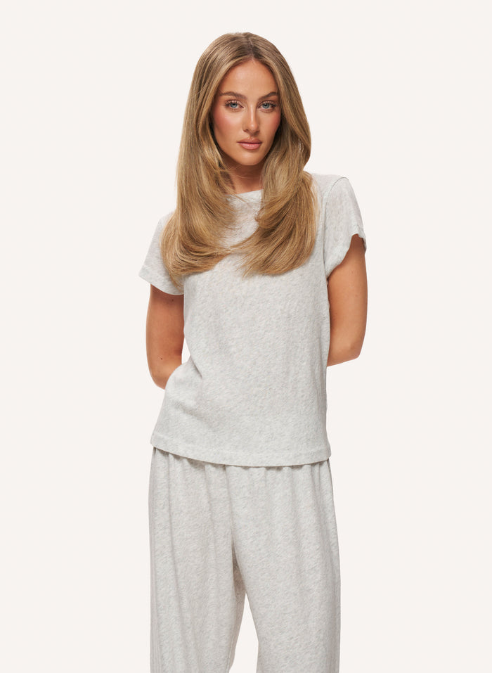 Sloane Slub Set - Grey Marl