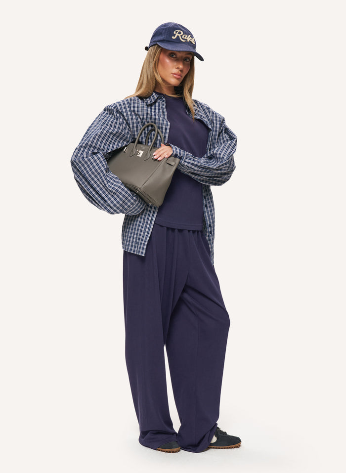 Sloane Slub Set - Navy