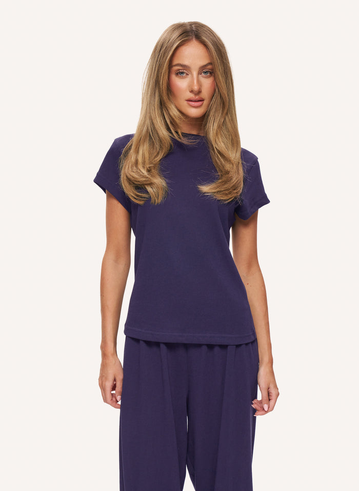 Sloane Slub Set - Navy