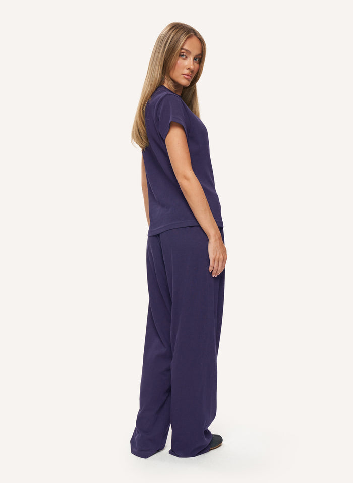 Sloane Slub Set - Navy