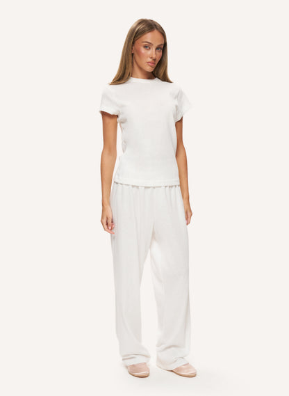 Sloane Slub Set - White