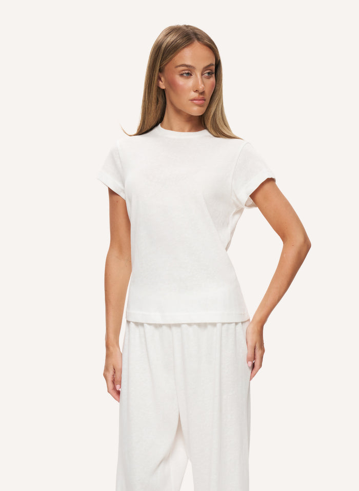Sloane Slub Set - White