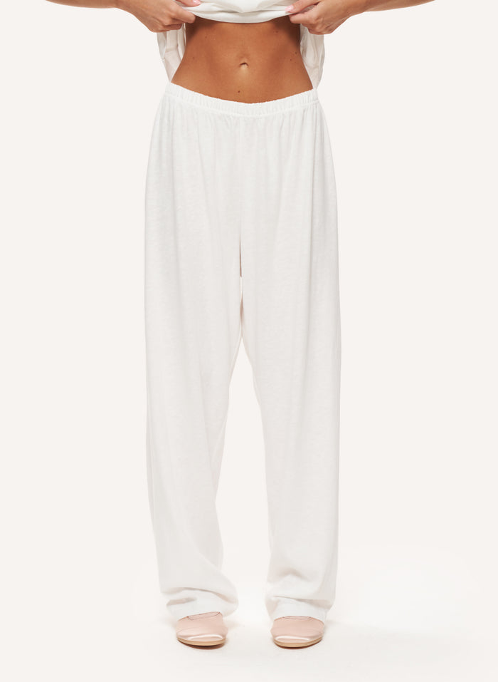 Sloane Slub Set - White