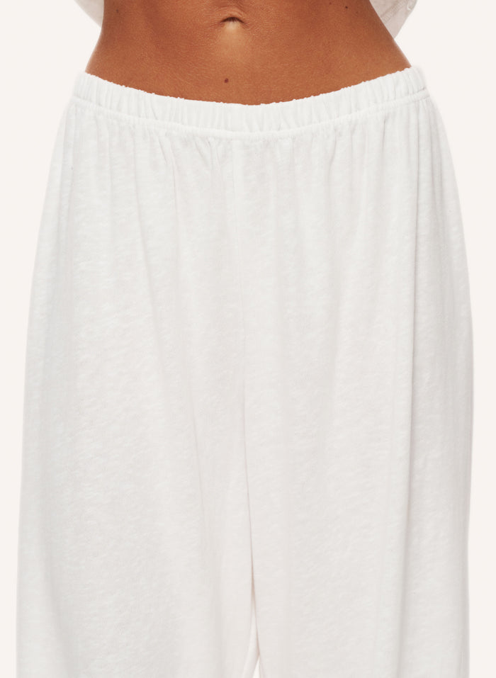 Sloane Slub Set - White