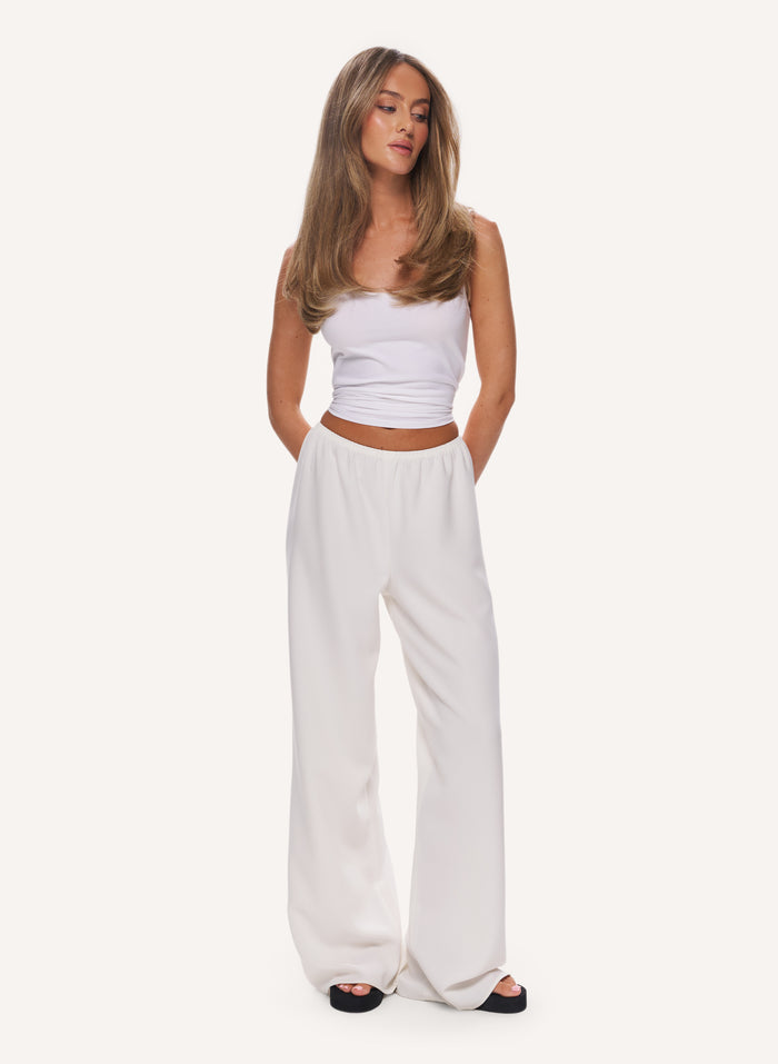 Simple Pant - White