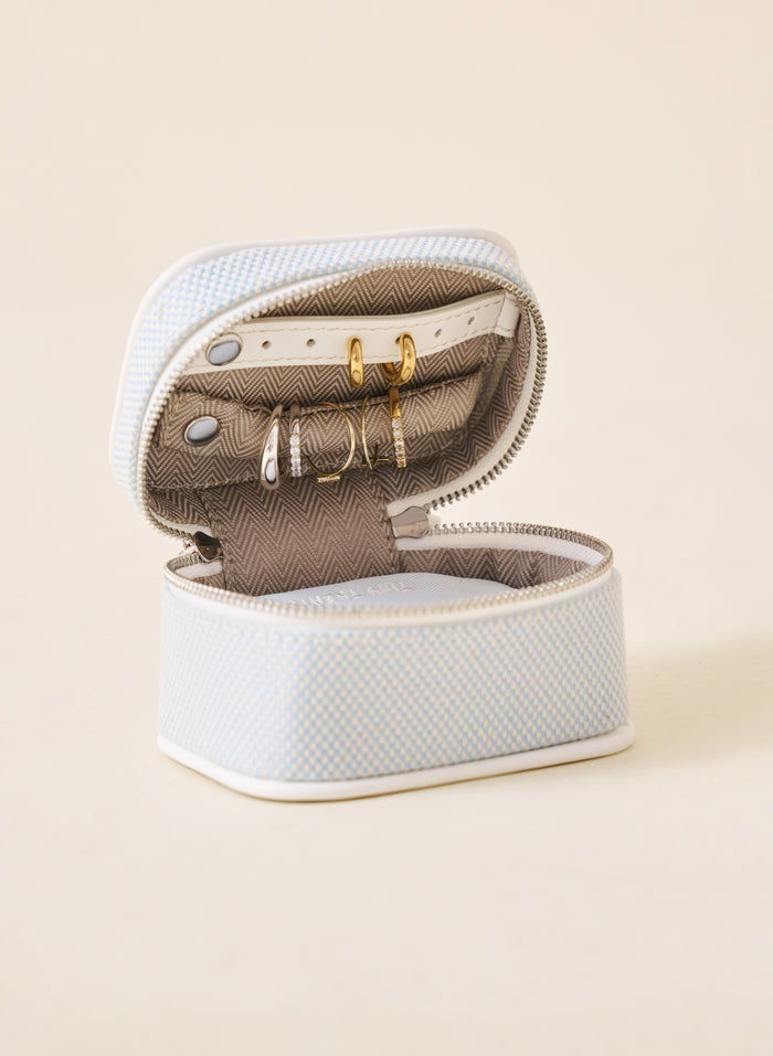 Mini Jewellery Case - Blue