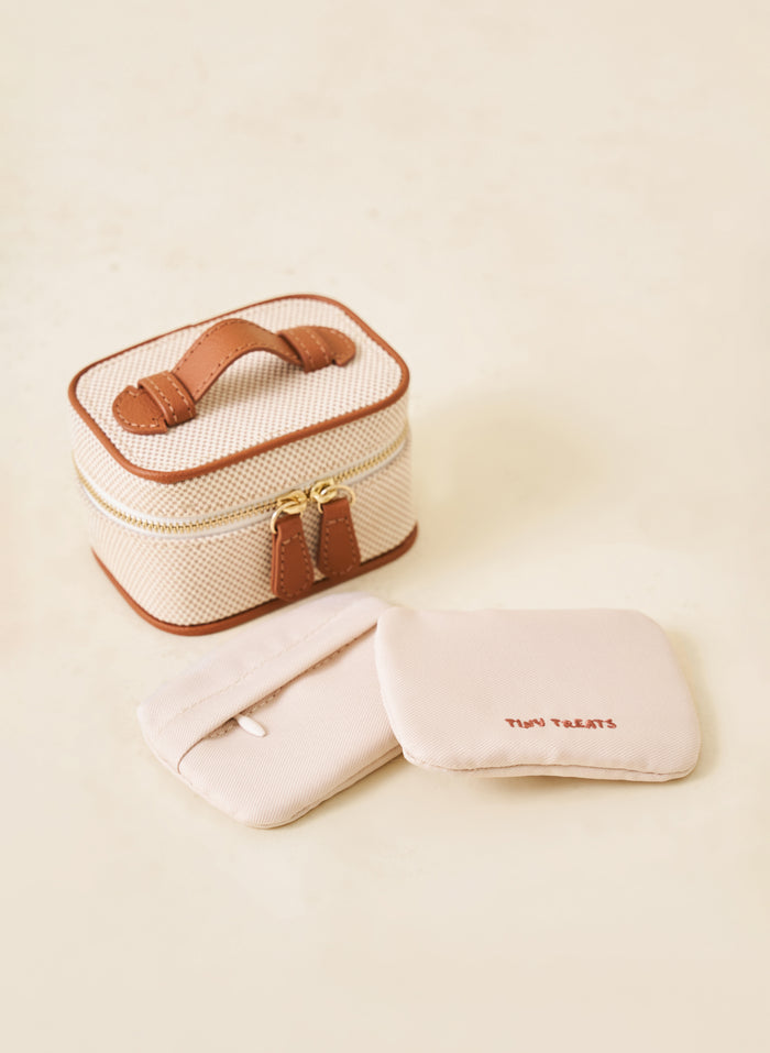 Mini Jewellery Case - Beige