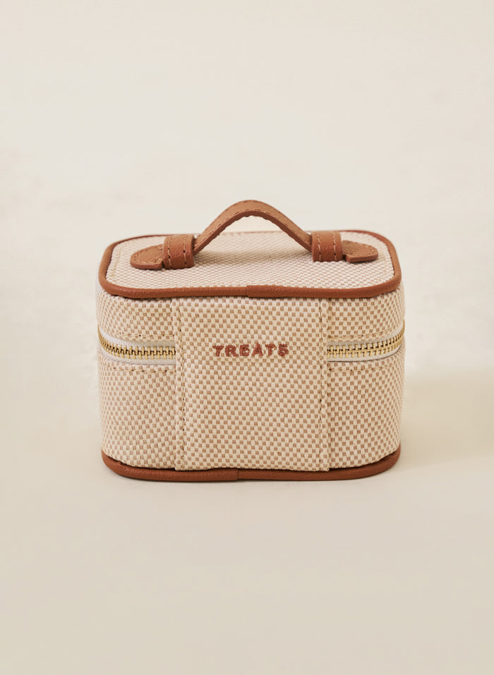 Mini Jewellery Case - Beige