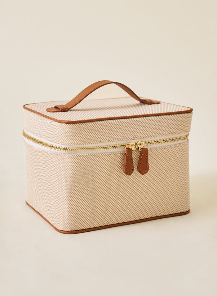 Everything Vanity Bag - Beige