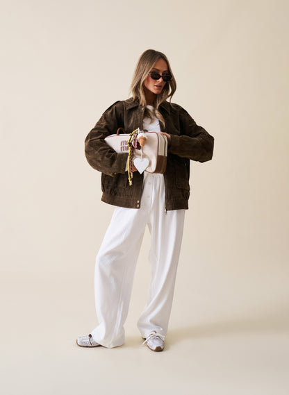 Pointelle Pyjama Set - White
