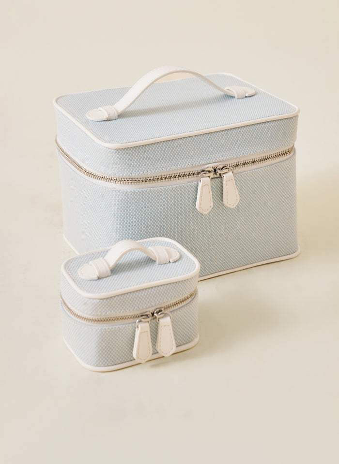 Everything Vanity Bag - Blue