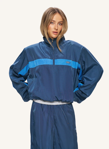 Vintage Sport Windbreaker - Blue