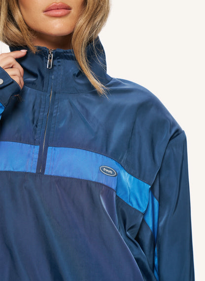Vintage Sport Windbreaker - Blue