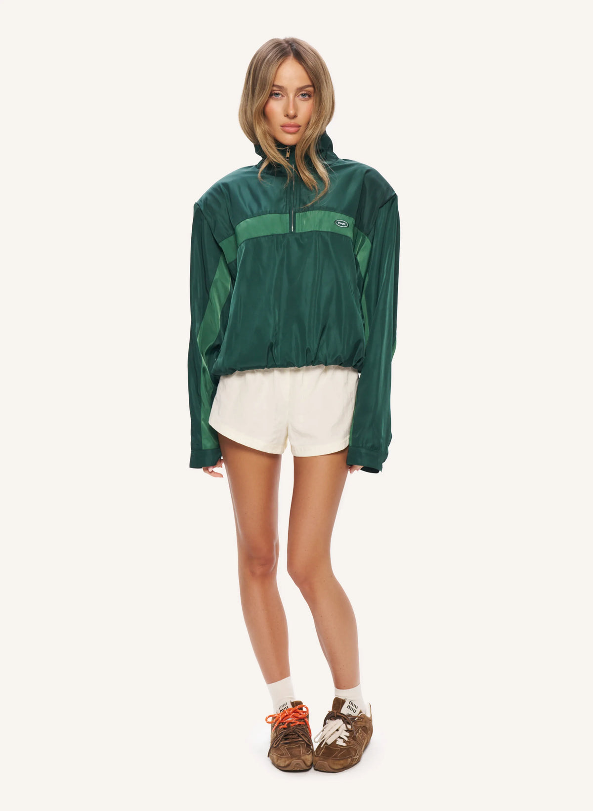 Vintage Sport Windbreaker - Green