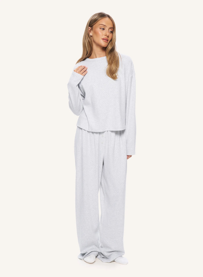 Pointelle Pyjama - Grey