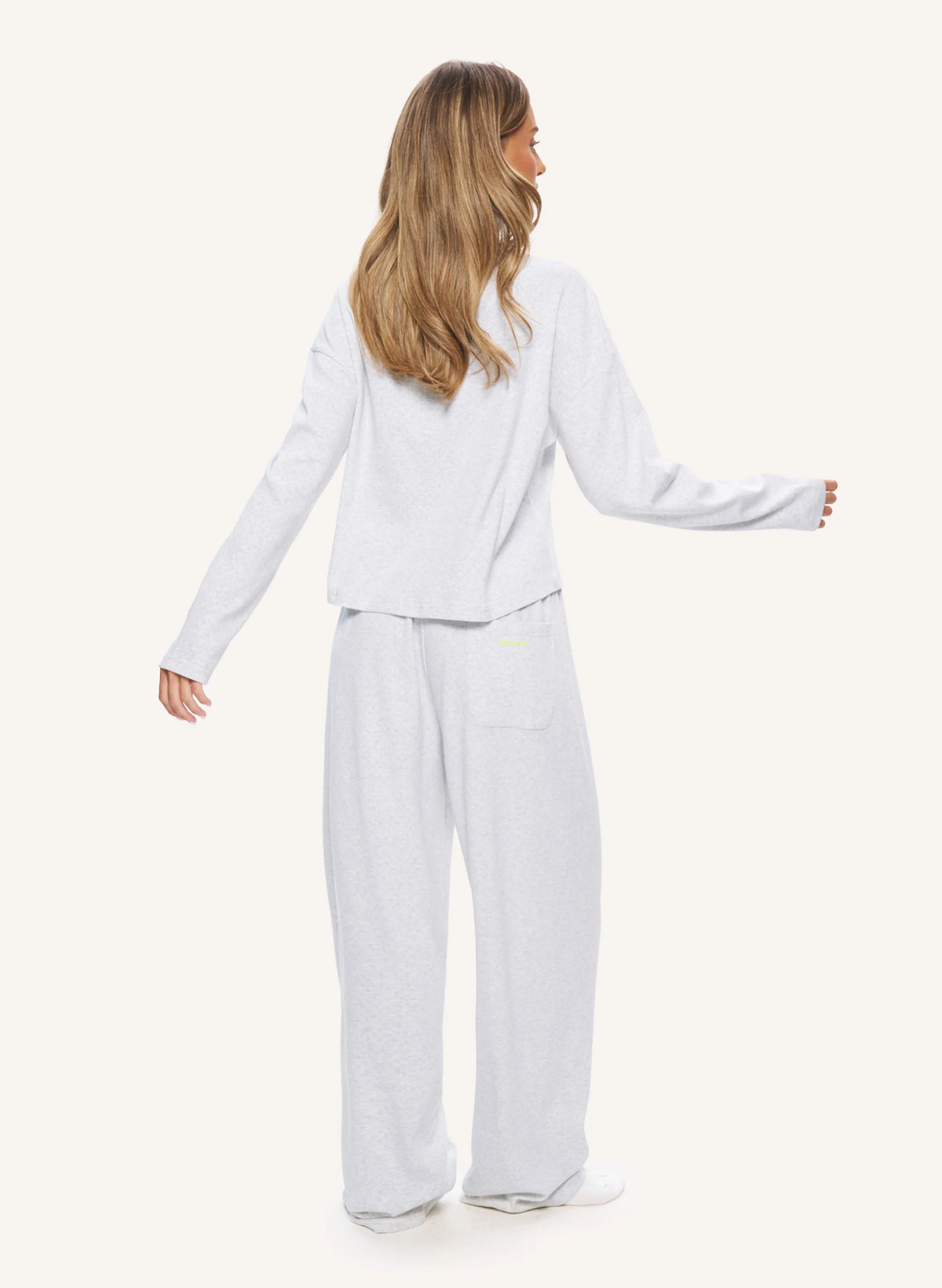 Pointelle Pyjama - Grey