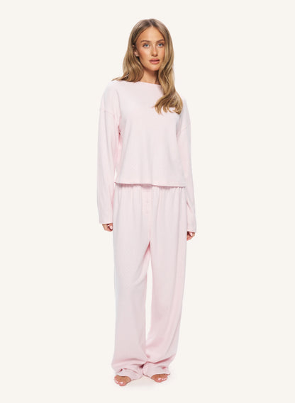 Pointelle Pyjama - Pink