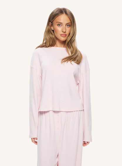 Pointelle Pyjama - Pink